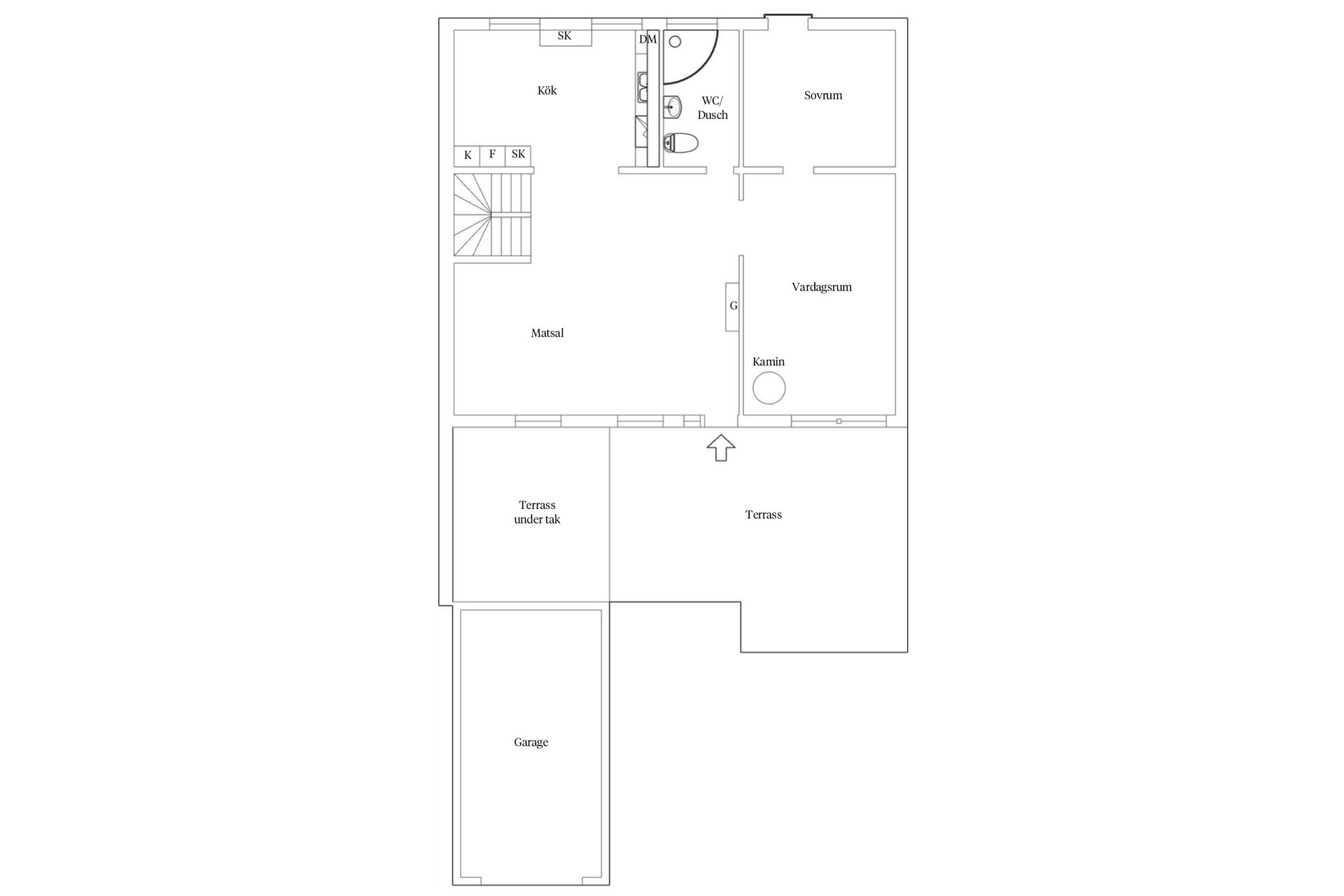 Villa, Radhus, Svedjevägen 41, Rudboda, Lidingö