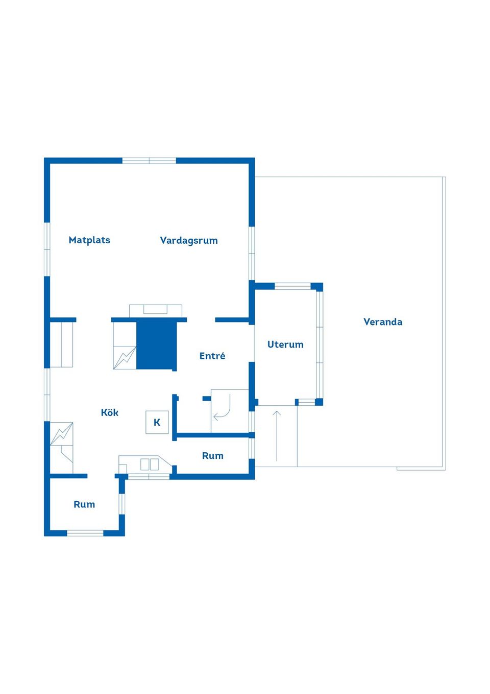 Fritidshus, Nedre Vånga Björkkullen, Björkfors, Kinda