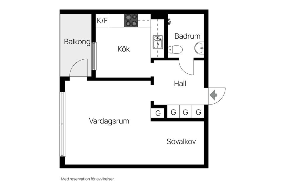 Bostadsrätt, Viktor Rydbergsgatan 31, Nyby, Uppsala
