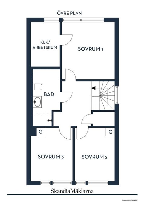 Radhus, Lillmossvägen 16A, Norrboda, Upplands-Bro