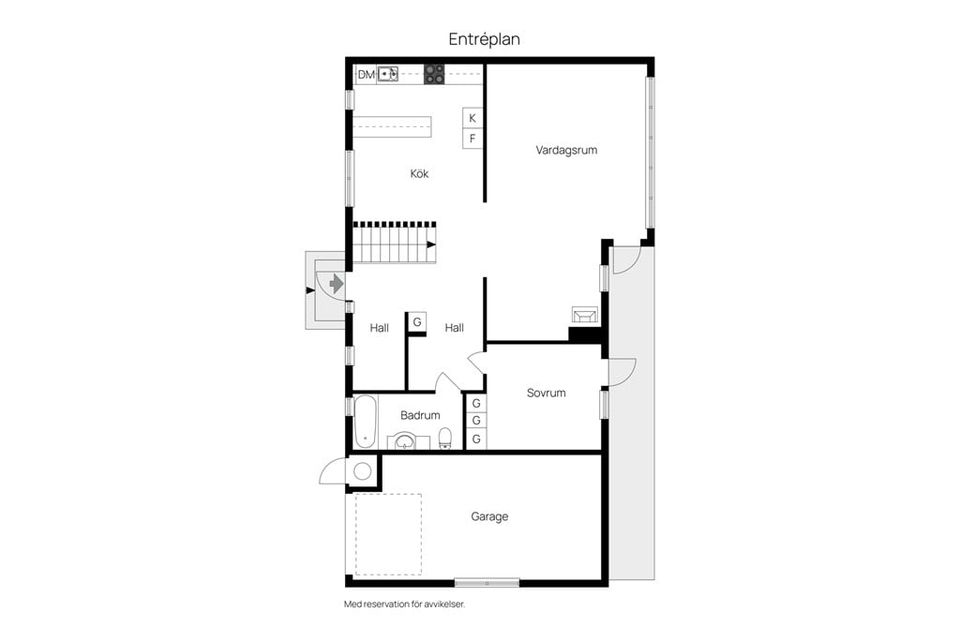 Villa, Betesvägen 7, Bondsjöhöjden, Härnösand