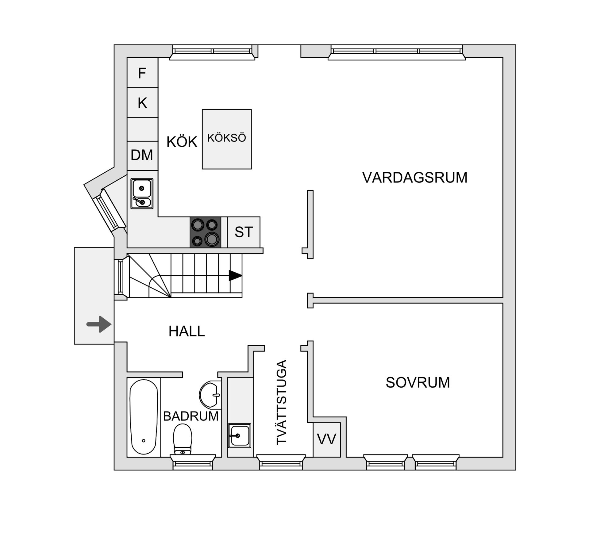 Villa, Dagsgränd 15, Morö Backe, Skellefteå