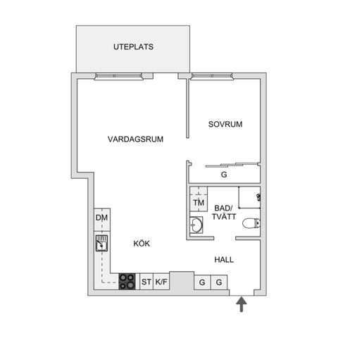 Bostadsrätt, Bures gata 19B, Hyllie, Malmö