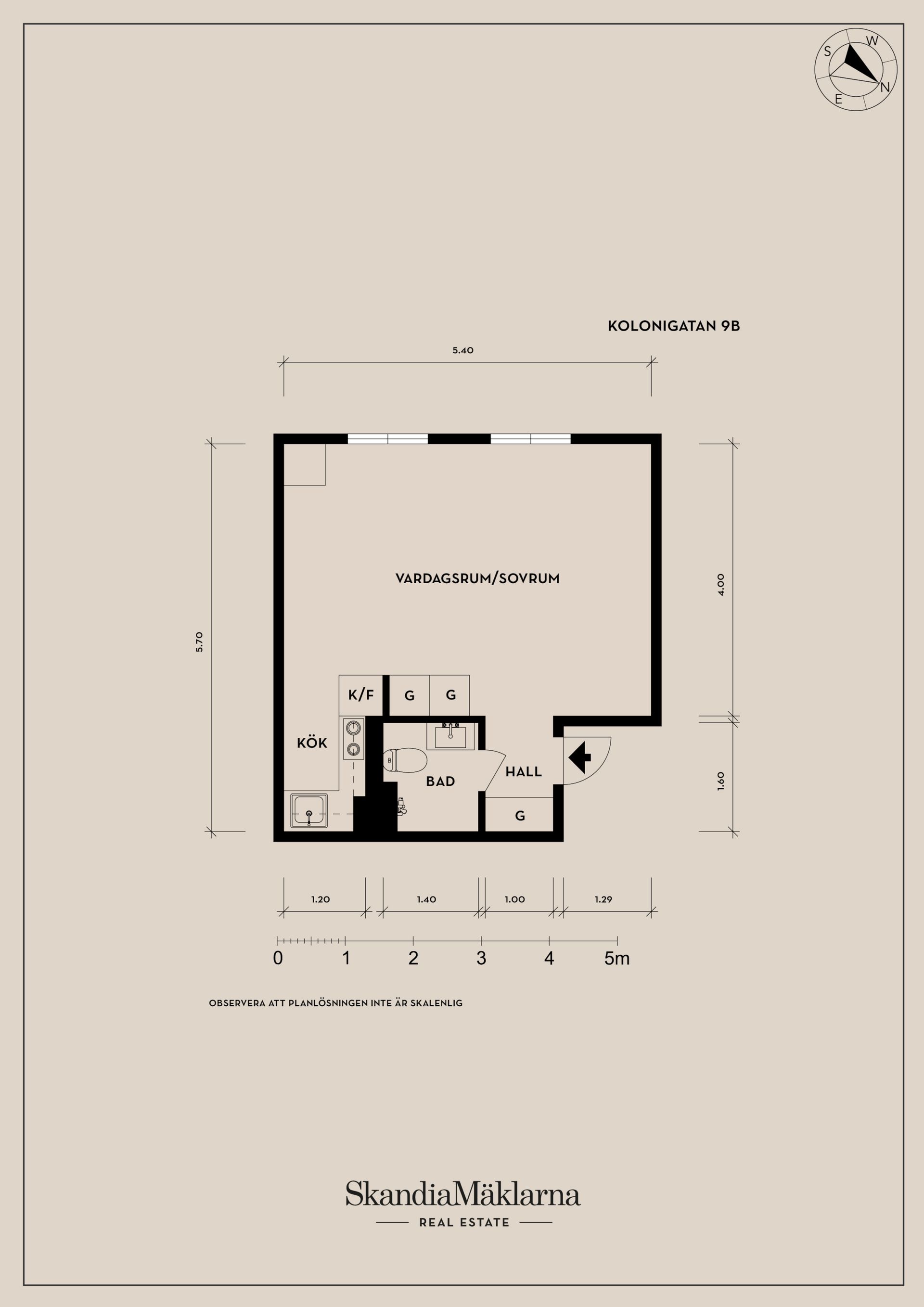 Bostadsrätt, Kolonigatan 9B, Göteborg