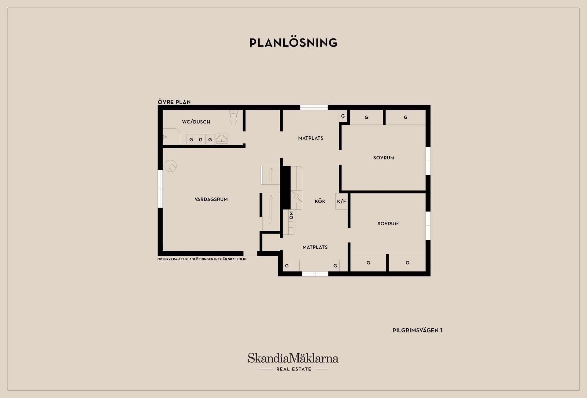 Villa, Pilgrimsvägen 1, Skara