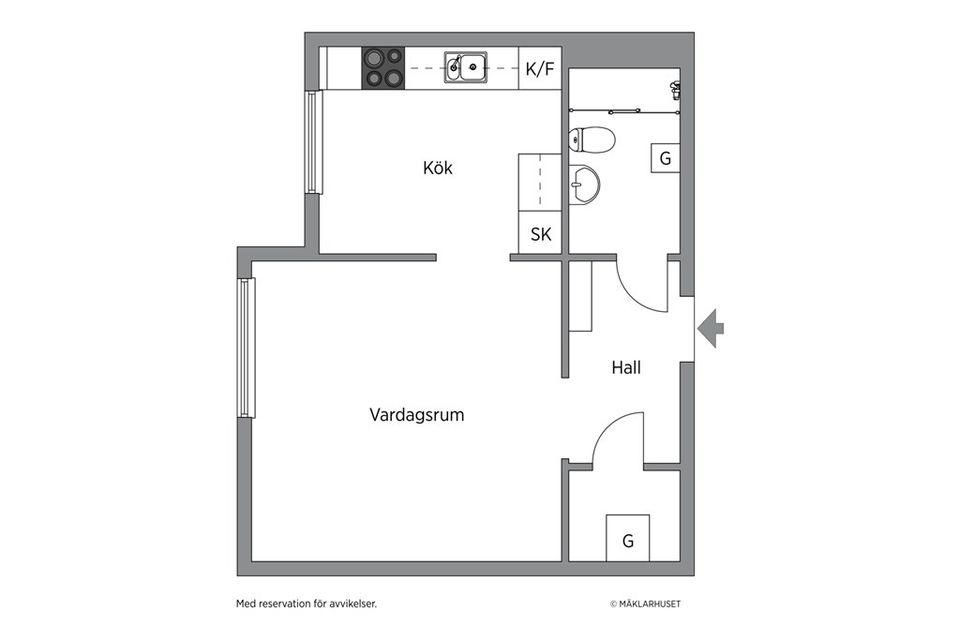 Bostadsrätt, Gröna vägen 54B, Hentorp, Skövde
