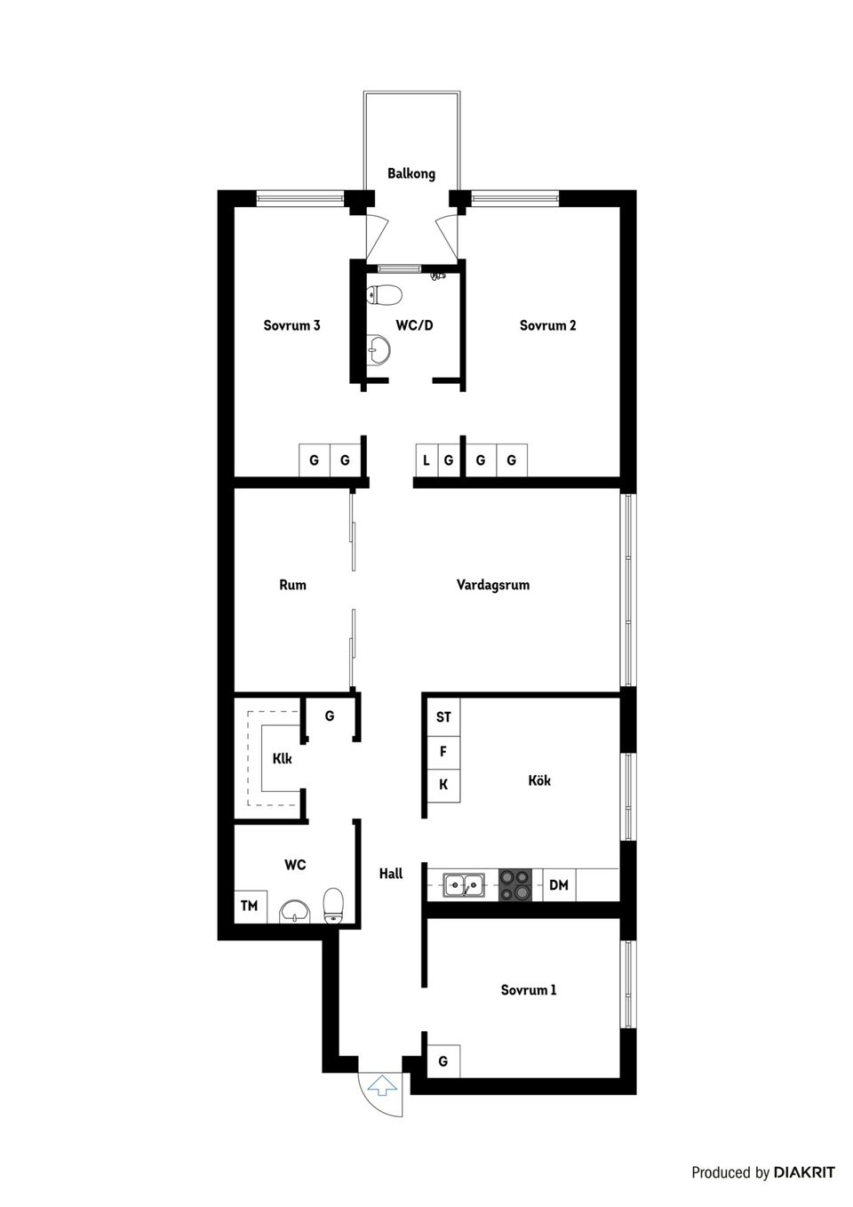Bostadsrätt, Erikslundsvägen 11, Rosenkälla, Nyköping
