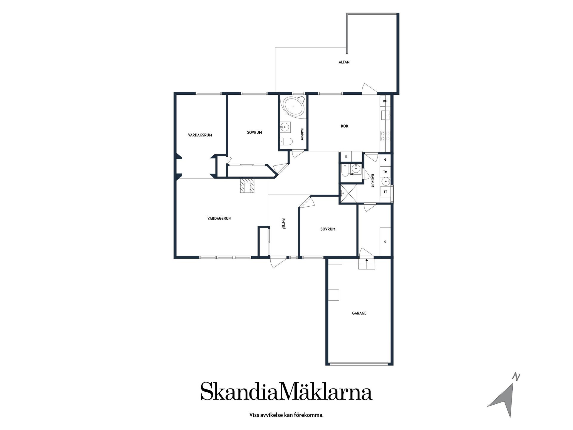 Radhus, Tallåsvägen 36, Tallåsen/Centralt, Strängnäs
