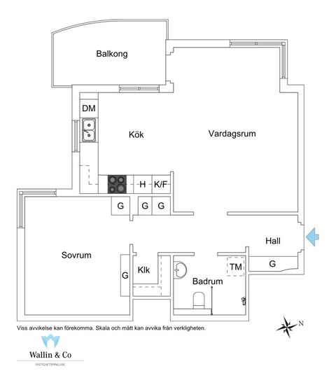Bostadsrätt, Segelbåtsvägen 14, 2 tr, Kungholmen - Stora Essingen, Stockholm
