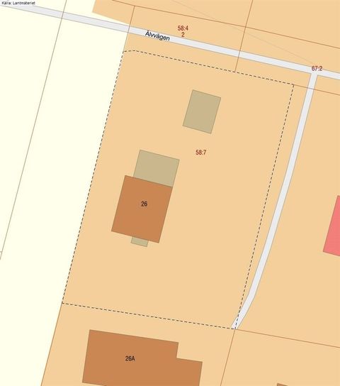 Villa, Älvvägen 26, Korea, Ljusdal