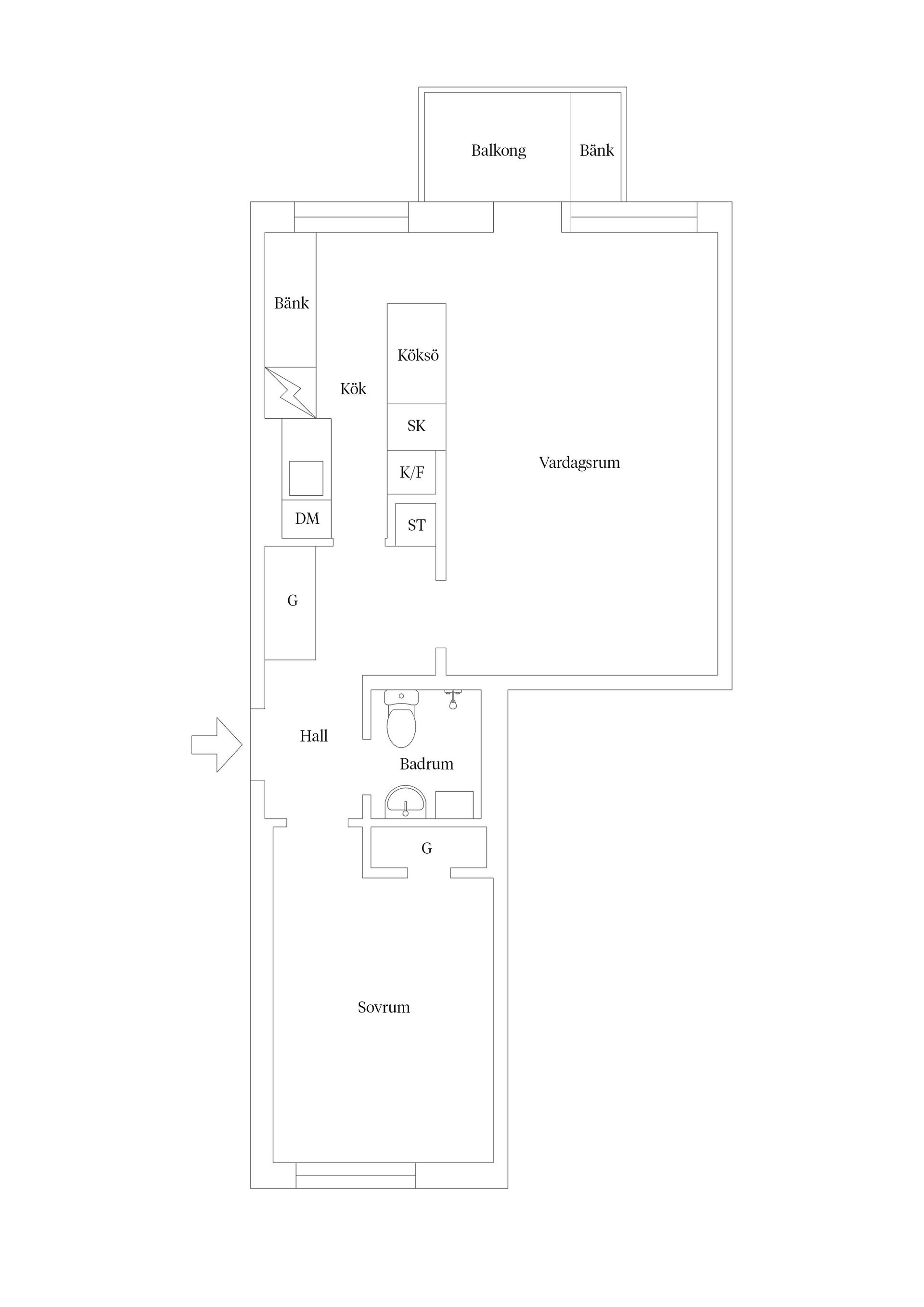 Bostadsrätt, Örsholmsgången 8C, Fågelbacken, Malmö