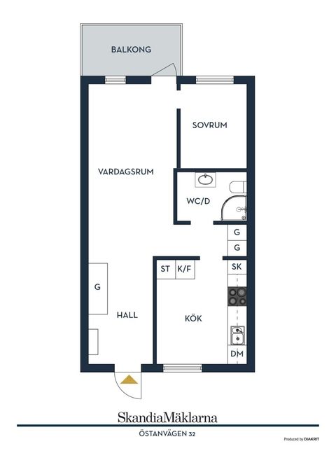 Bostadsrätt, Östanvägen 32, Polhem, Järfälla
