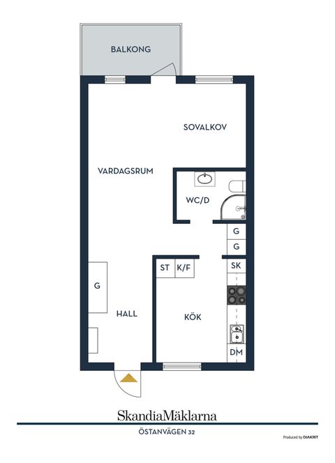 Bostadsrätt, Östanvägen 32, Polhem, Järfälla