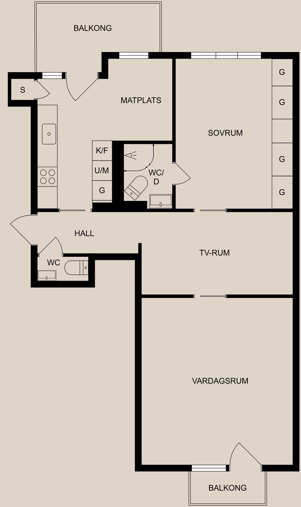 Bostadsrätt, Stockholmsvägen 3, Centralt, Norr, Norrköping