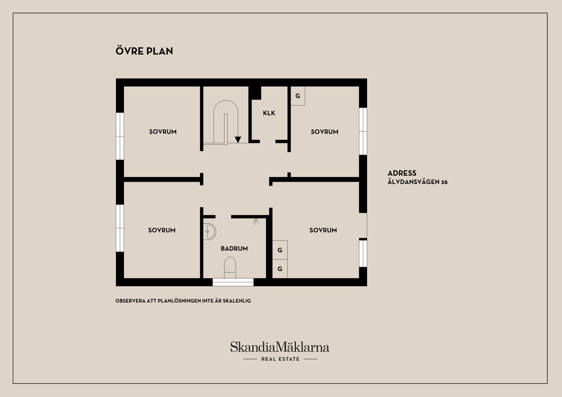 Radhus, Älvdansvägen 26, Älvkullen, Västerås