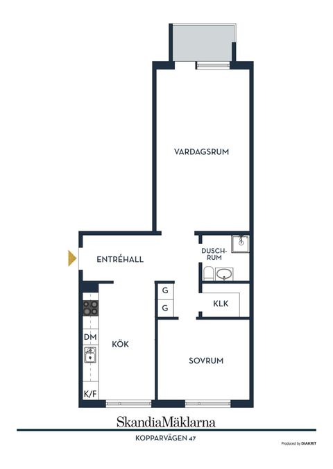 Bostadsrätt, Kopparvägen 47, Järfälla