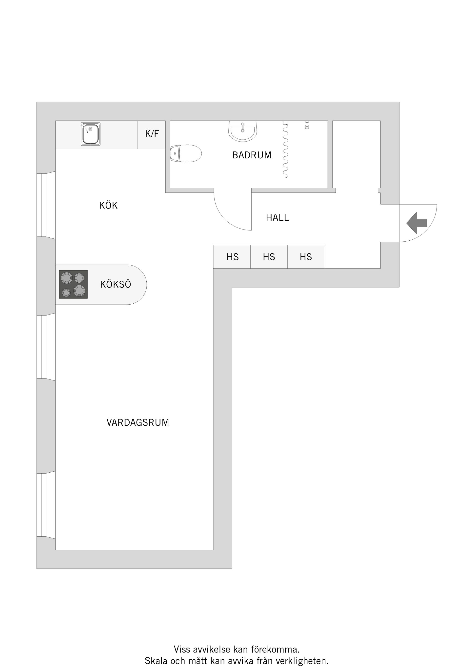 Bostadsrätt, Klostergången 11, Masthugget, Göteborg