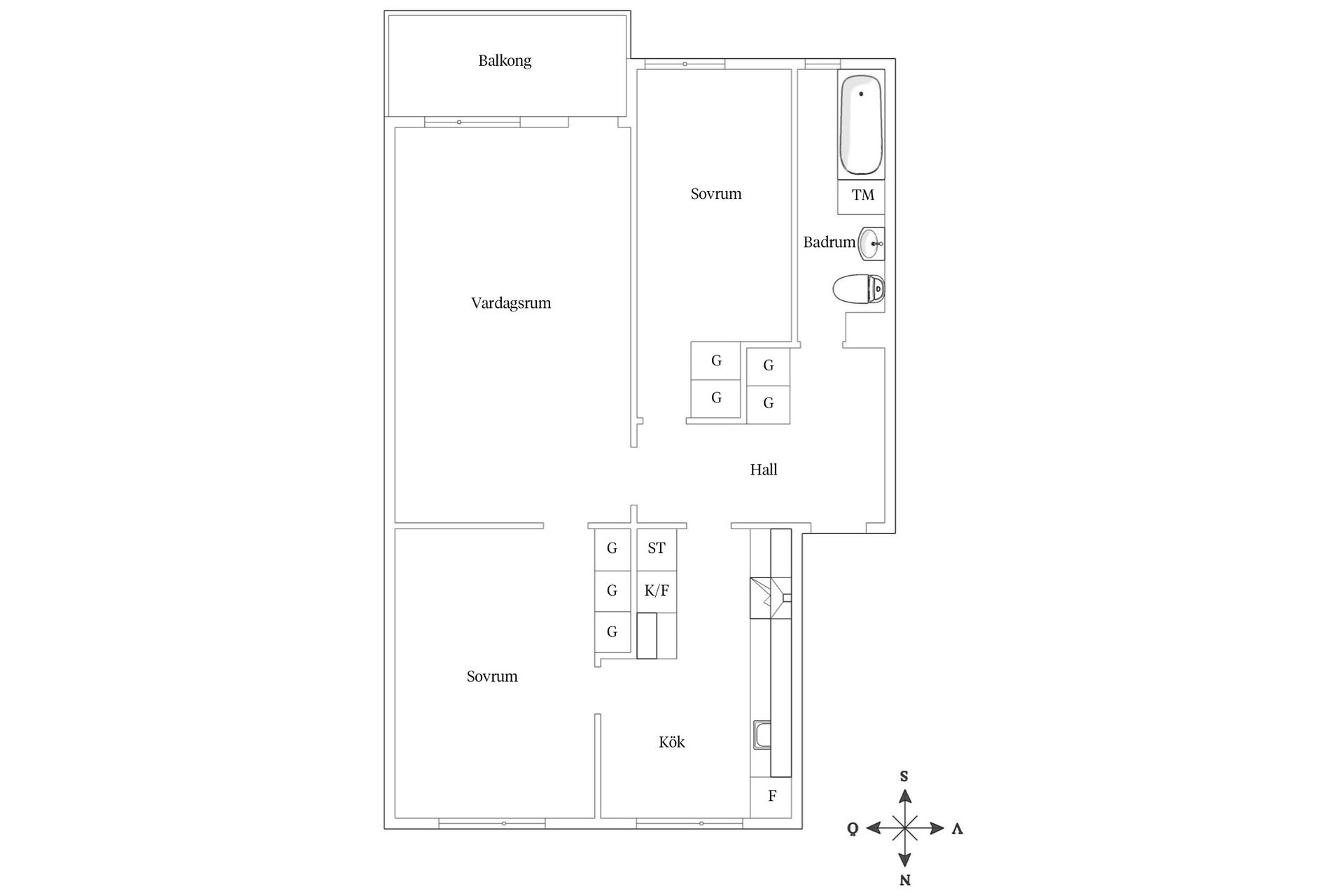 Bostadsrätt, Barometergatan 17, Länsmansgården, Göteborg