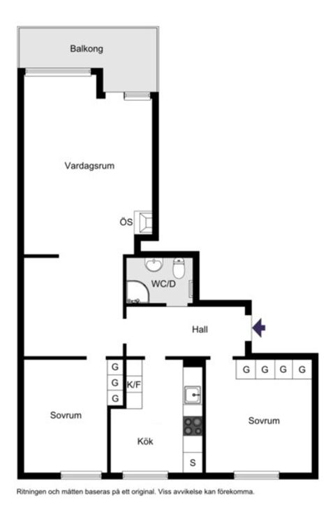Bostadsrätt, Virebergsvägen 24, vån 8/8, Vireberg, Råsunda, Solna