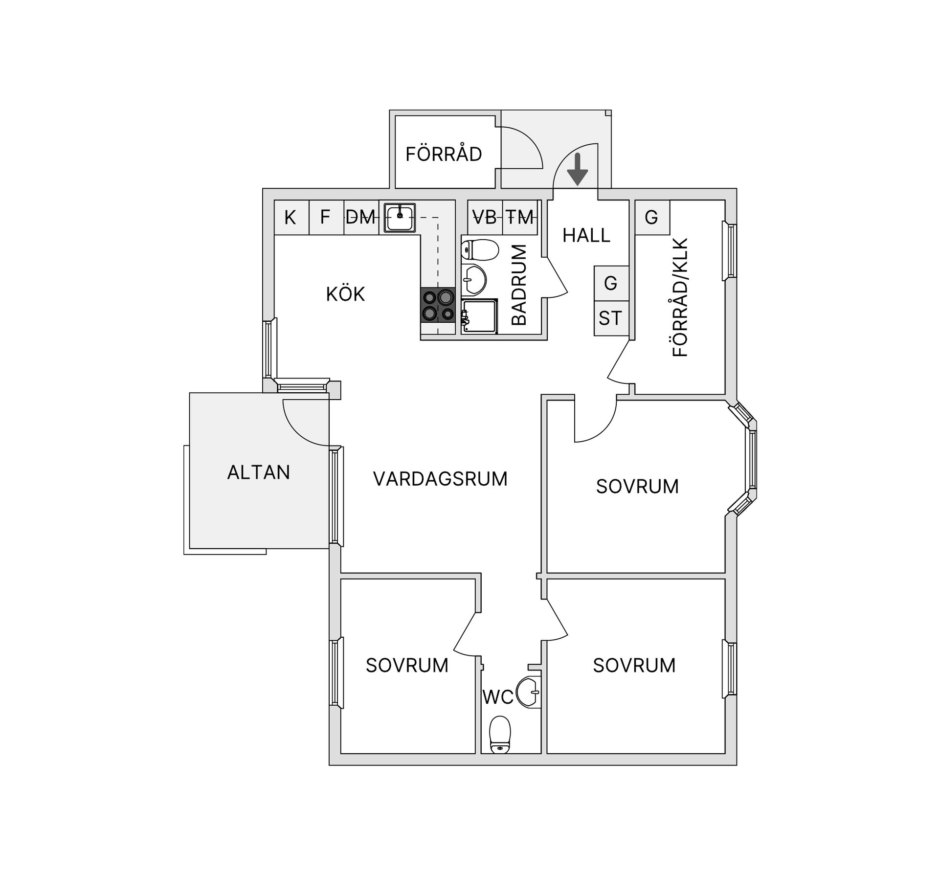 Bostadsrätt, Grandalsvägen 67, Skånsta, Österåker