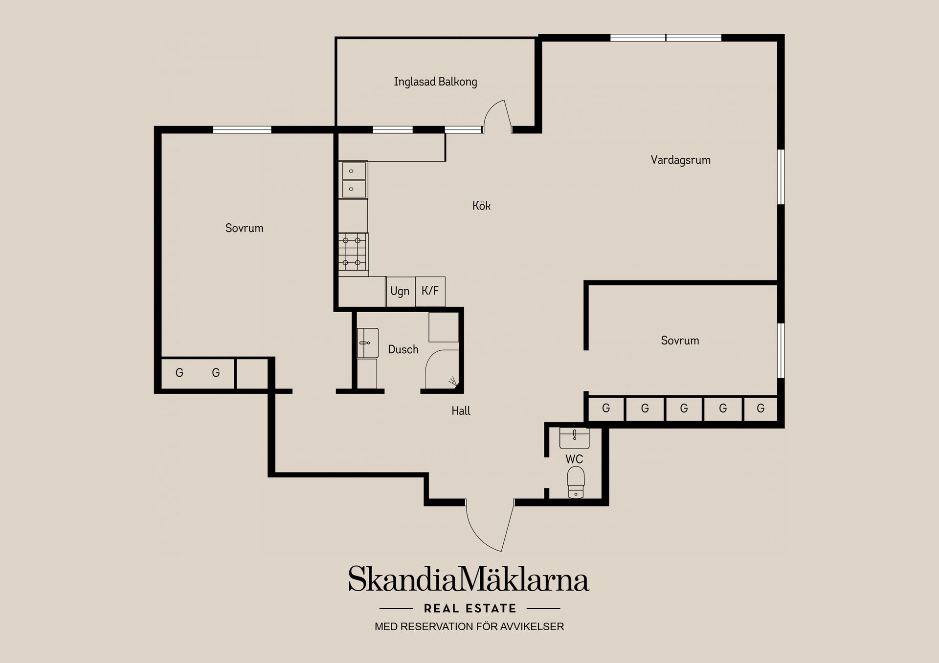 Bostadsrätt, Getbergsvägen 7, Skellefteå