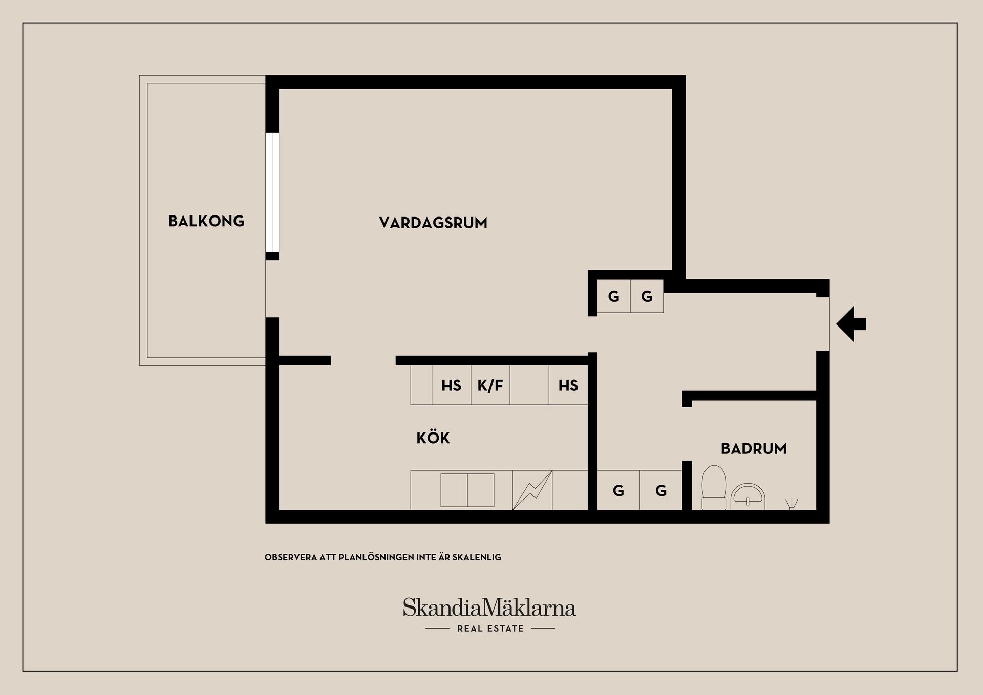 Bostadsrätt, Sturebergsvägen 3, Haninge