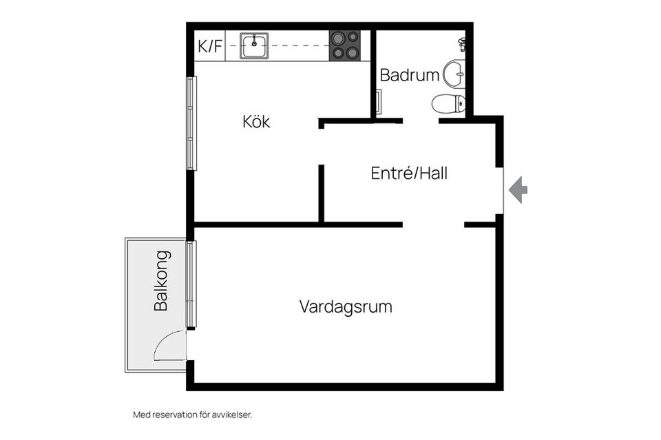 Bostadsrätt, Herrgårdsgatan 29B, Söder, Arboga