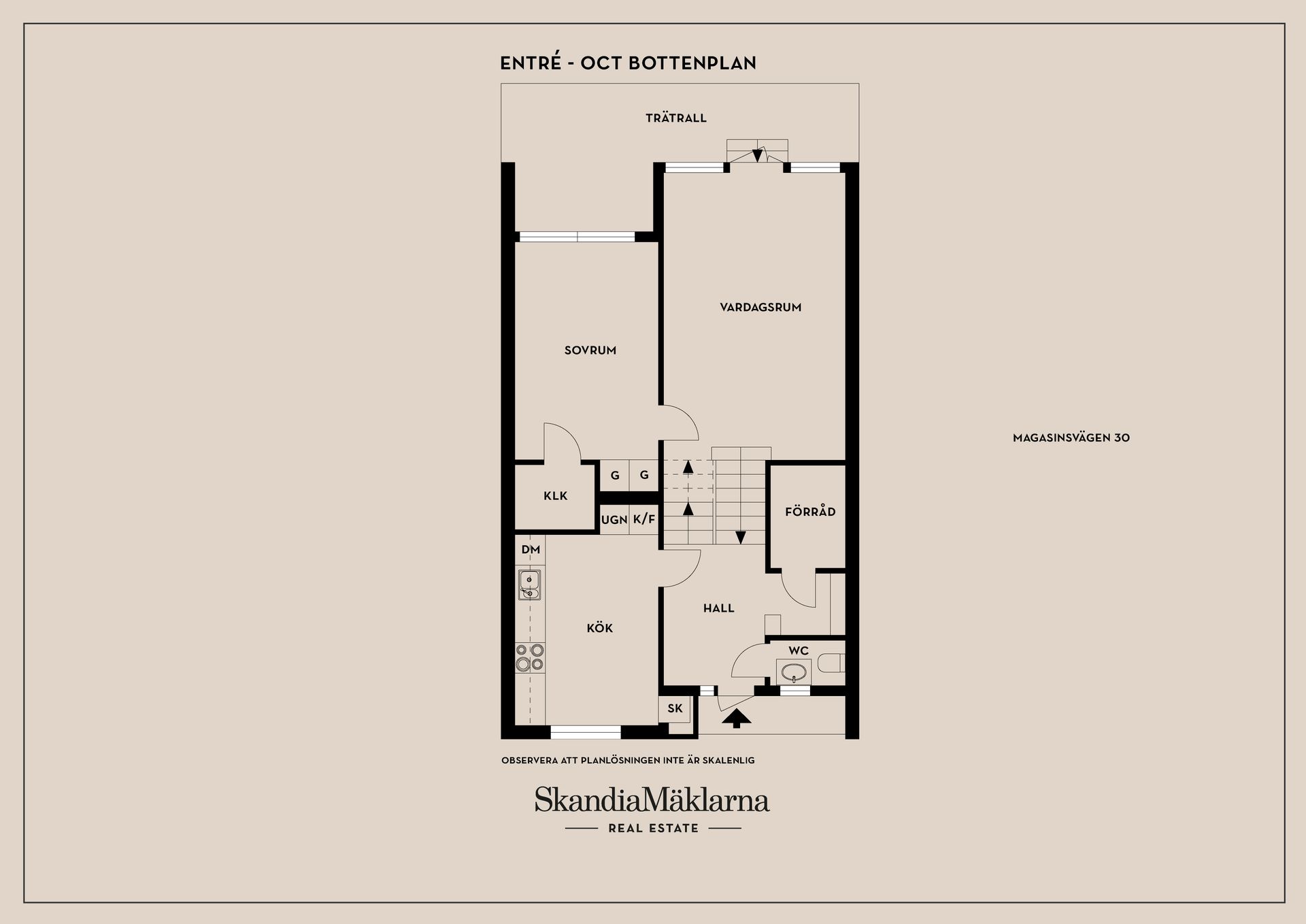 Radhus, Magasinsvägen 30, Kristinehamn