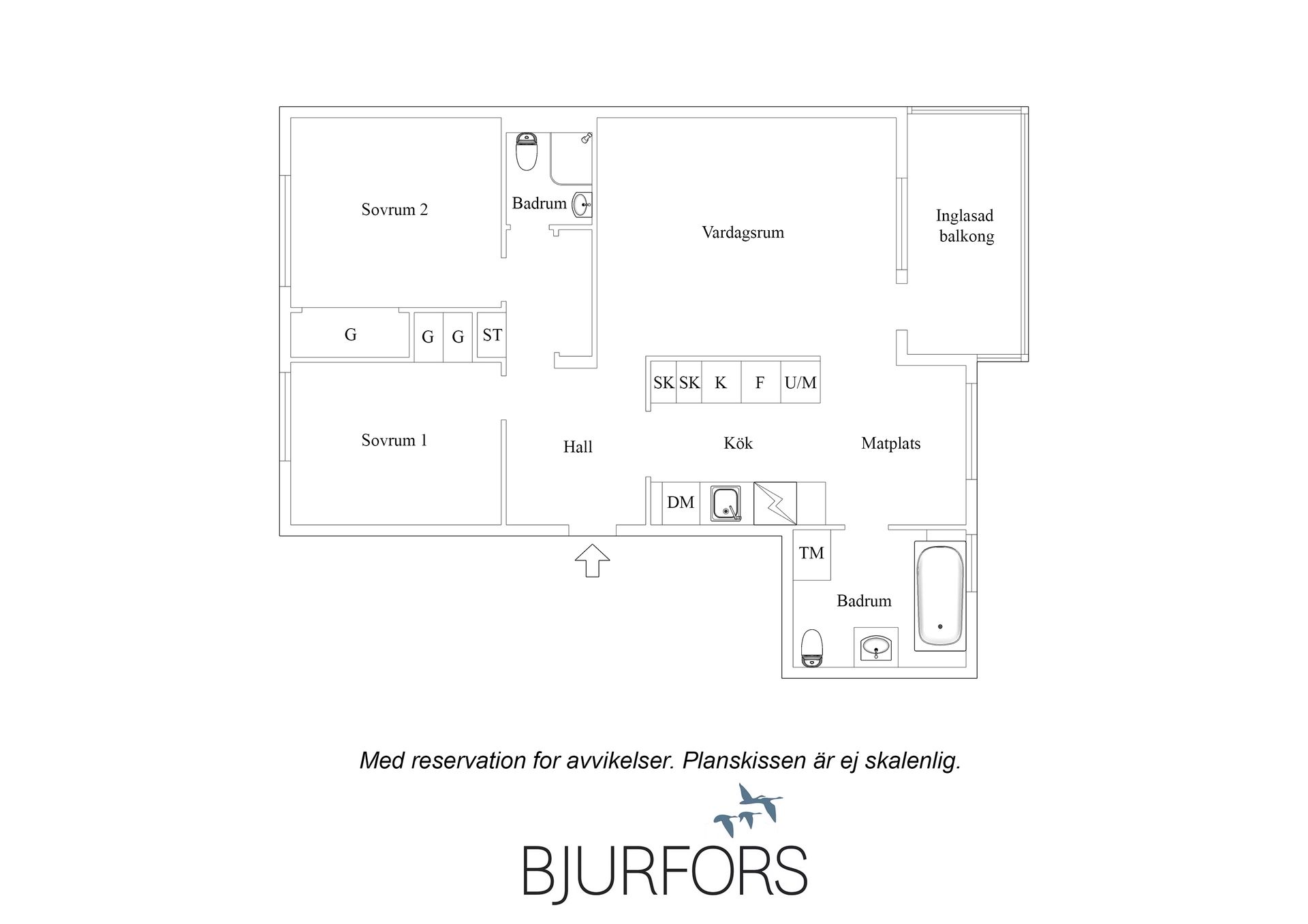 Bostadsrätt, Johan Enbergs väg 46B, Västra Skogen, Solna