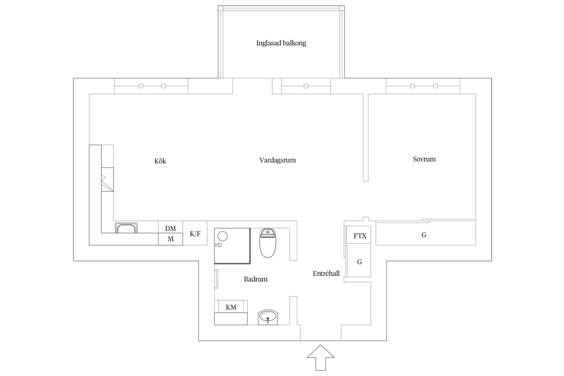 Bostadsrätt, Vallinsvägen 42, Träslöv, Varberg