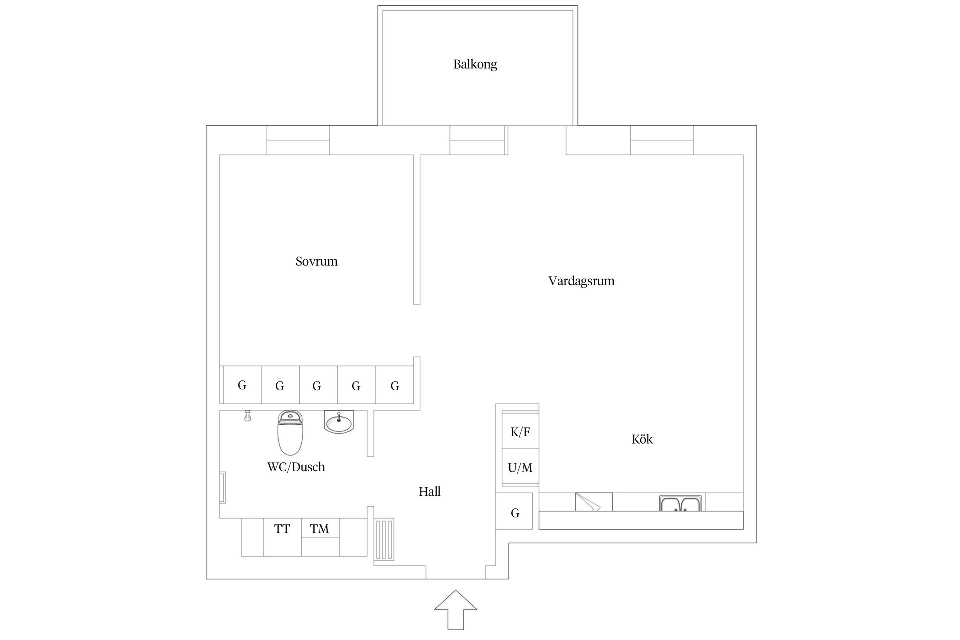 Bostadsrätt, Ahrenbergsgatan 12, Bulltofta, Malmö