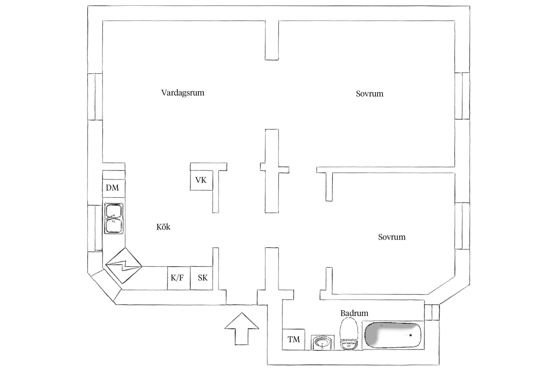 Bostadsrätt, Nedre Matrosgatan 11, Gamla Masthugget, Göteborg