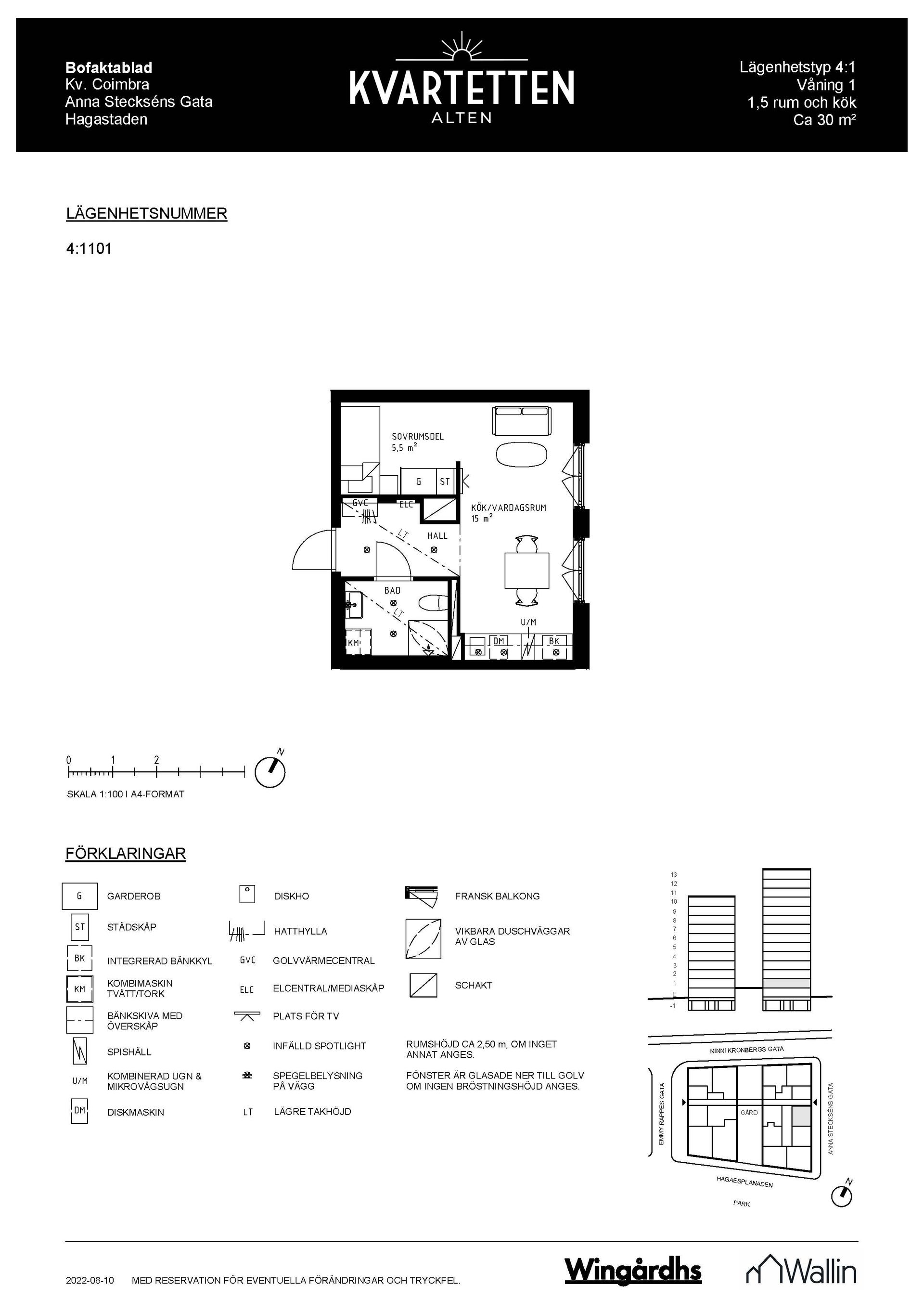 Bostadsrätt, Anna Steckséns Gata 15, Vasastan Hagastaden, Stockholm