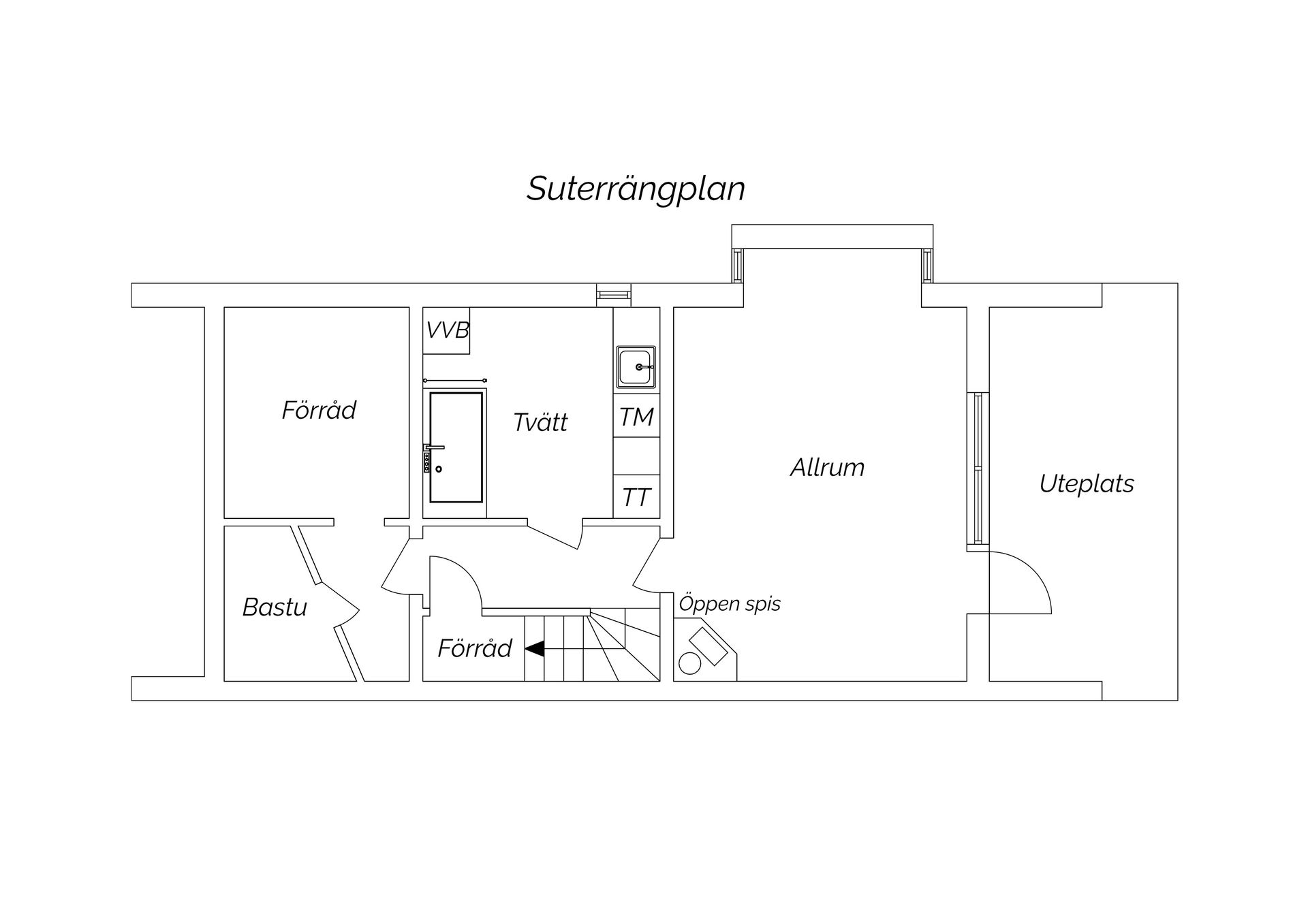 Villa, Radhus, Vattengränd 18, Väster, Nyköping