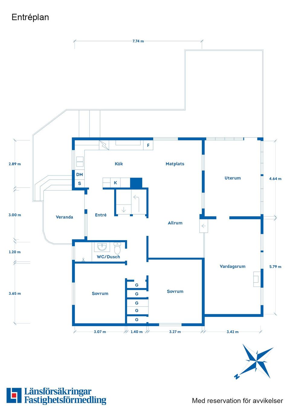 Villa, Holstens väg 14, Borensberg, Motala