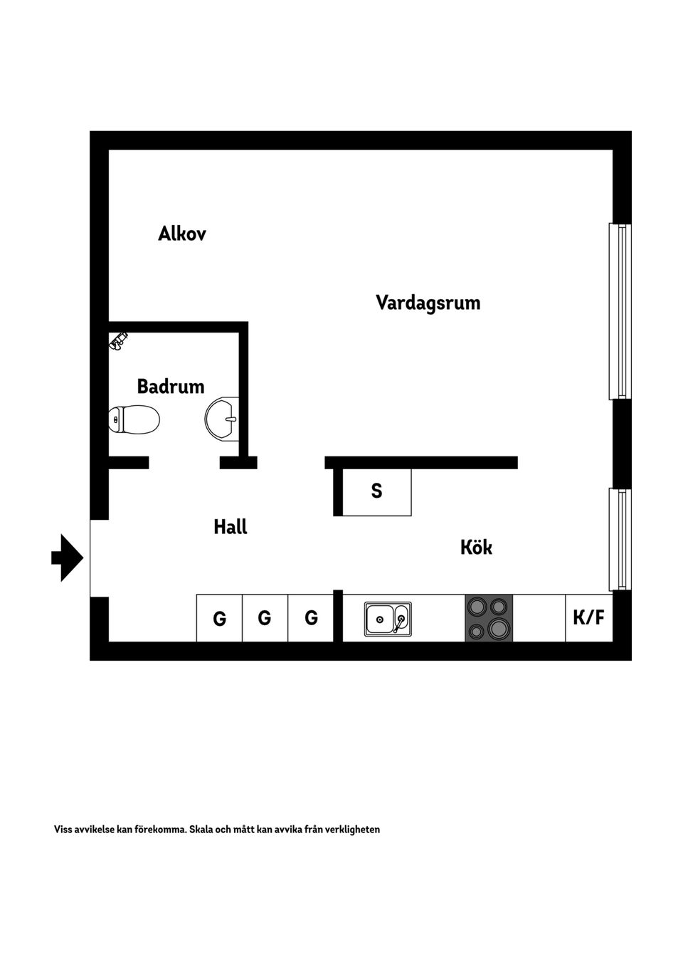 Bostadsrätt, Ernst Ahlgrens väg 3, Kungsholmen - Fredhäll, Stockholm