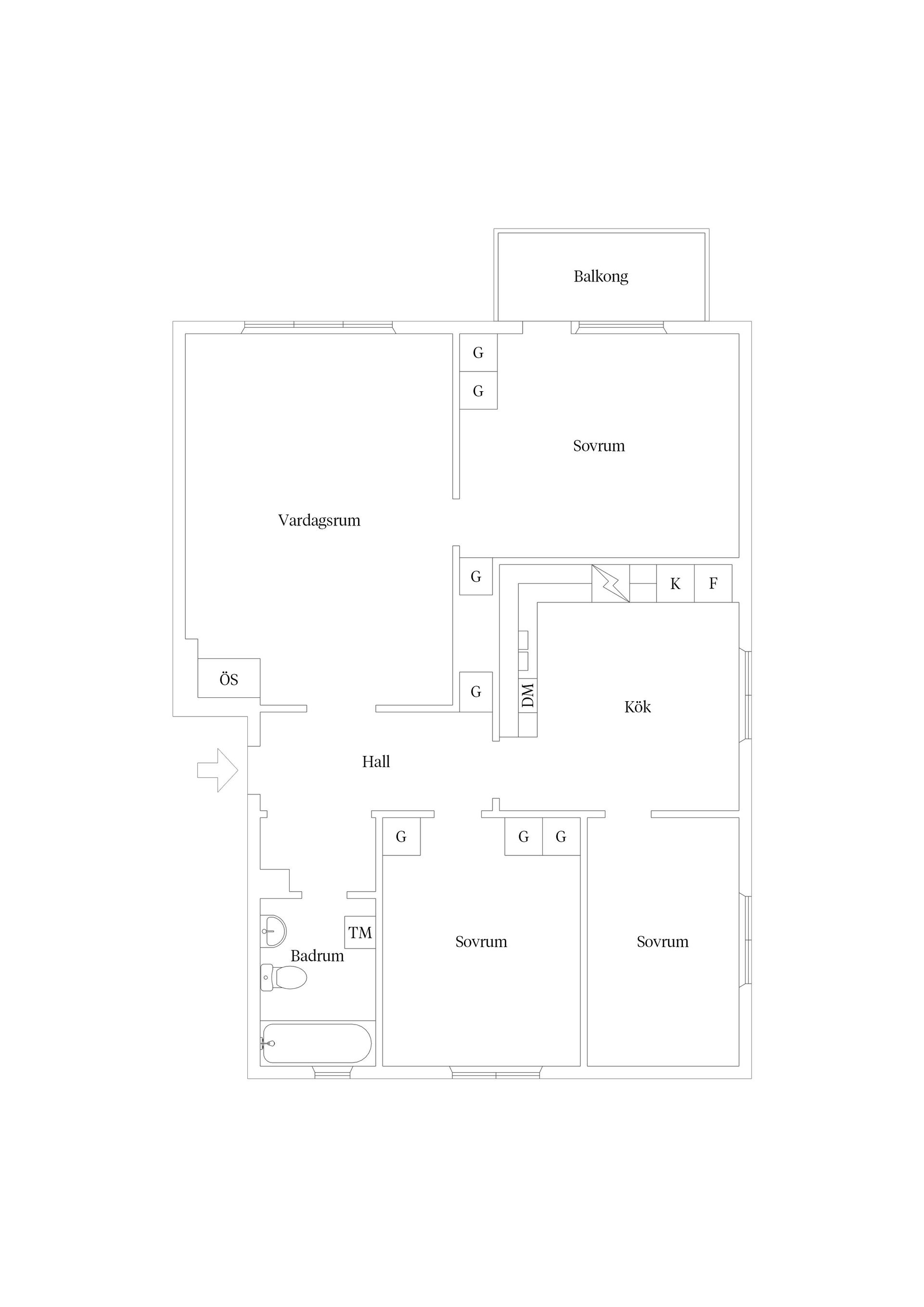 Bostadsrätt, Rådhusgatan 131, Söder, Östersund