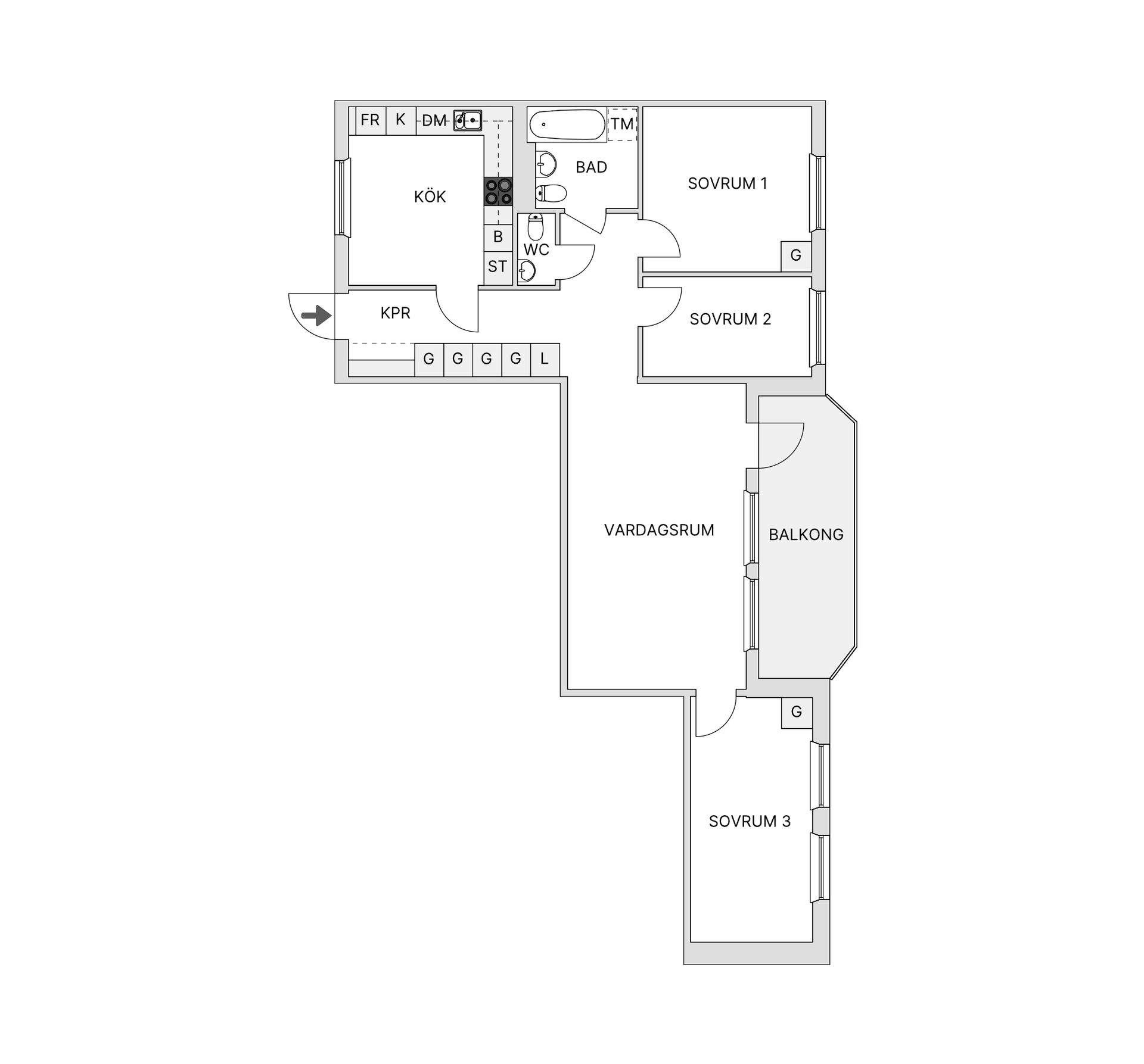 Bostadsrätt, Solberga ängsväg 7, Älvsjö Centrum, Stockholm