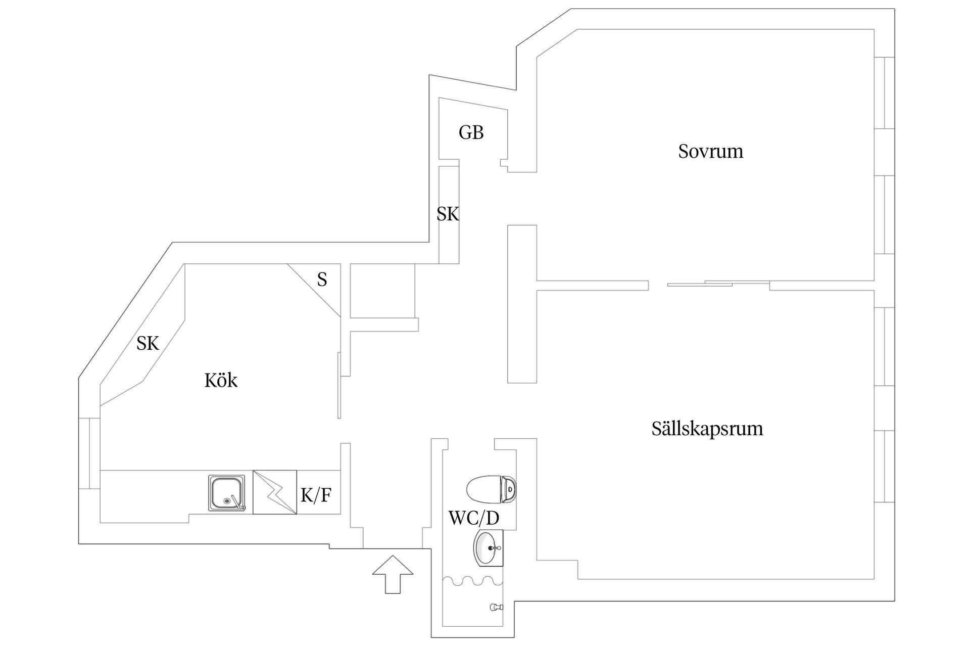 Bostadsrätt, Föreningsgatan 79 B, Rörsjöstaden, Malmö