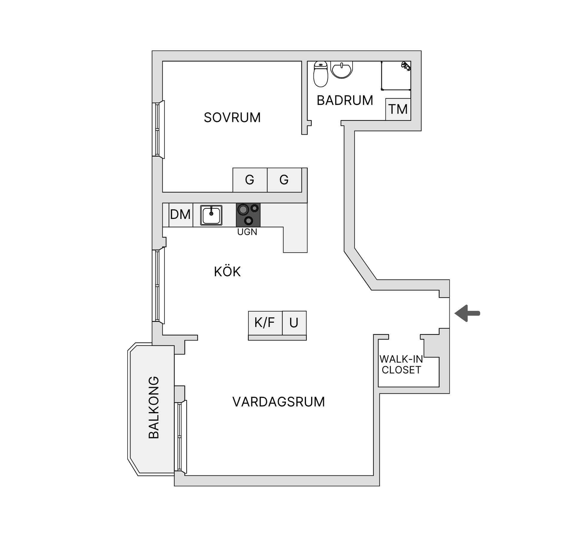 Bostadsrätt, Krukmakarbacken 4B, Södermalm - Zinkensdamm, Stockholm