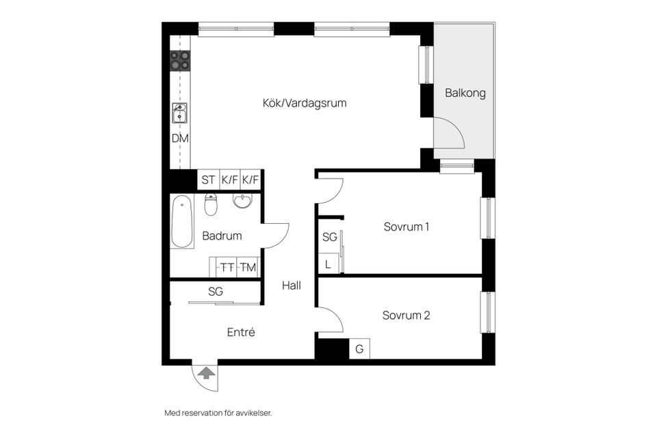 Bostadsrätt, Heliosgatan 18b, Hammarby Sjöstad, Stockholm
