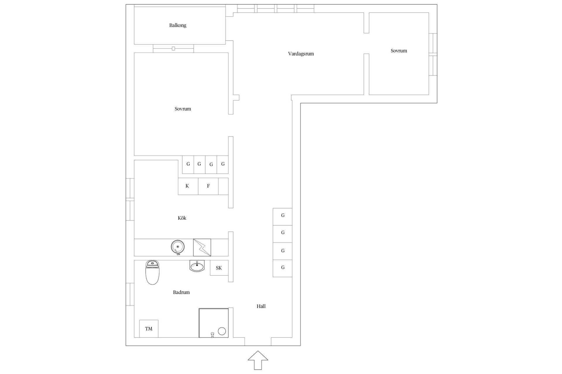 Bostadsrätt, Lycko Pers väg 10, Trelleborg Väster, Trelleborg