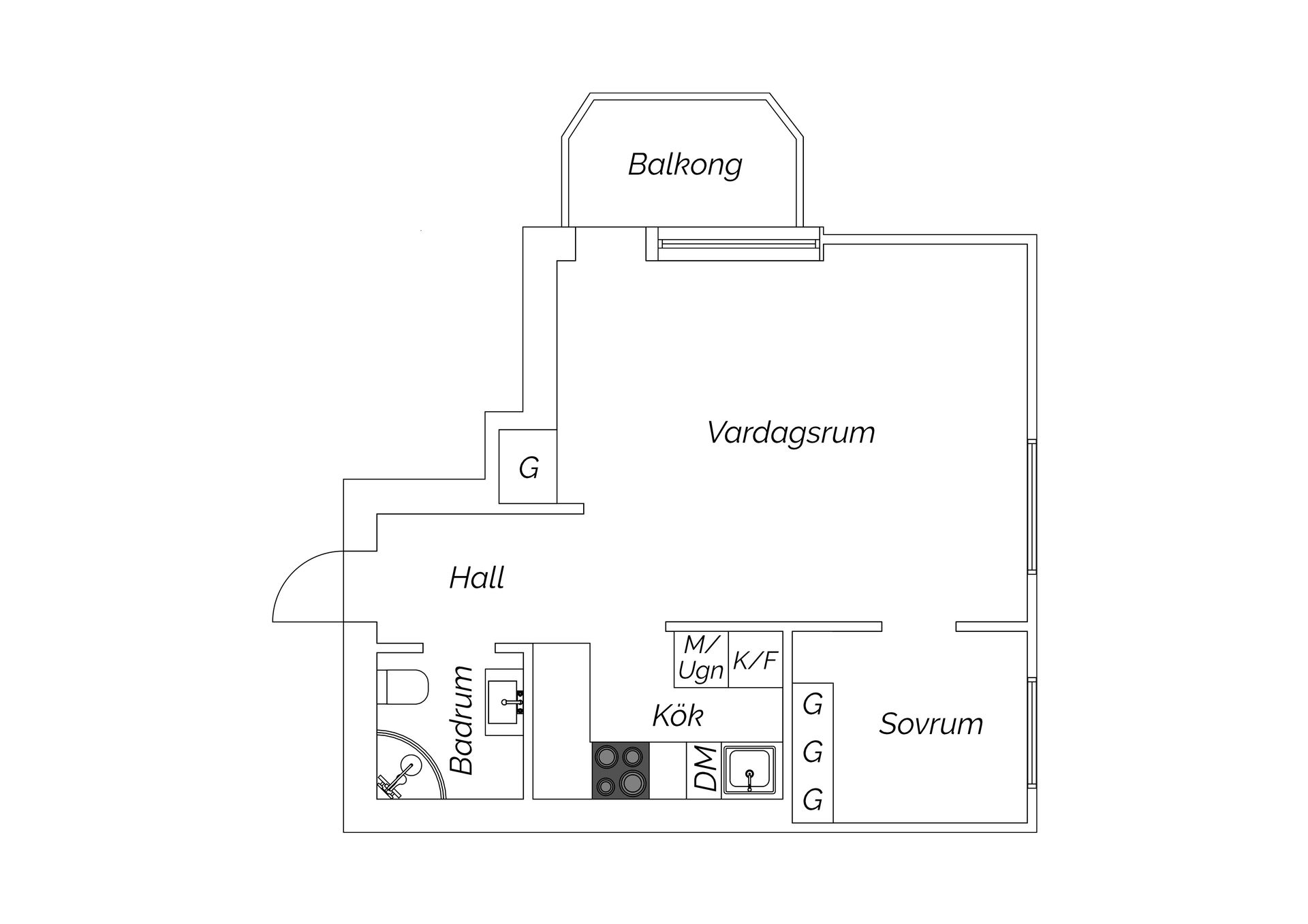Bostadsrätt, Blommensbergsvägen 103, Aspudden, Stockholm
