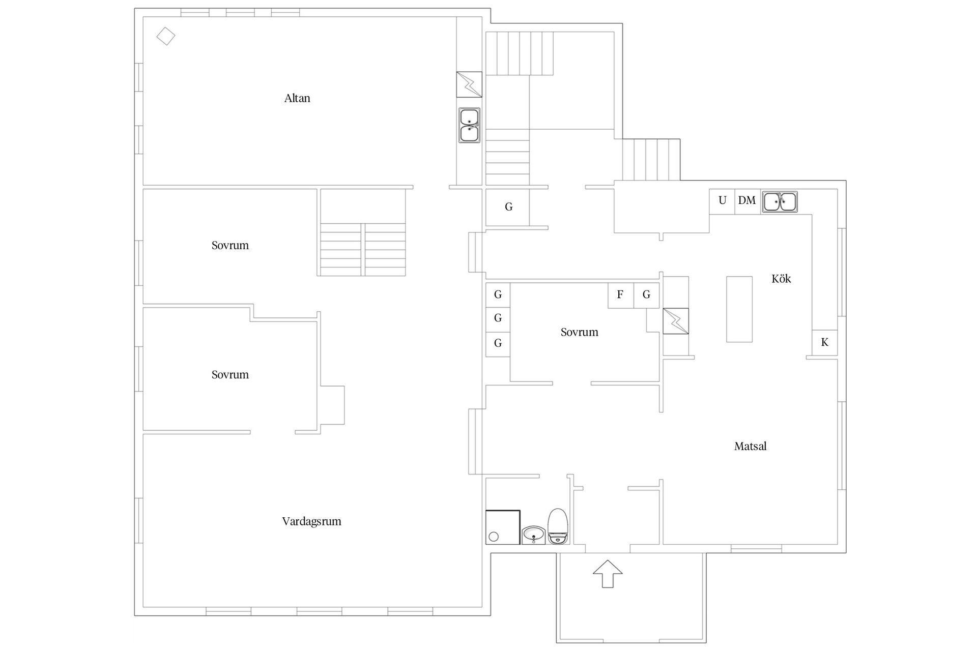 Villa, Kungsvägen 4, Rottne, Växjö