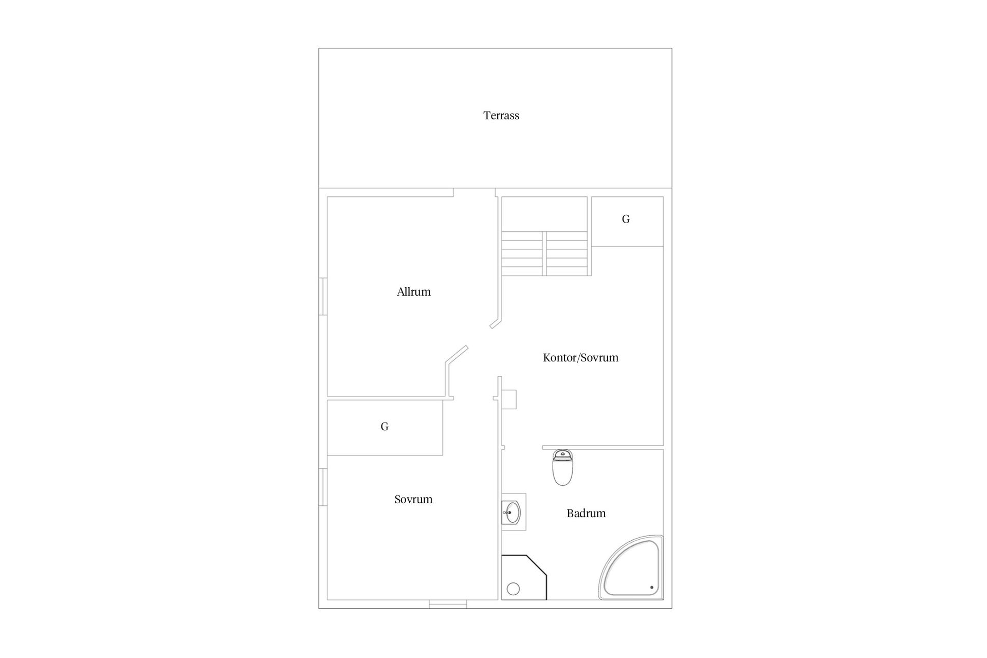 Villa, Kungsvägen 4, Rottne, Växjö