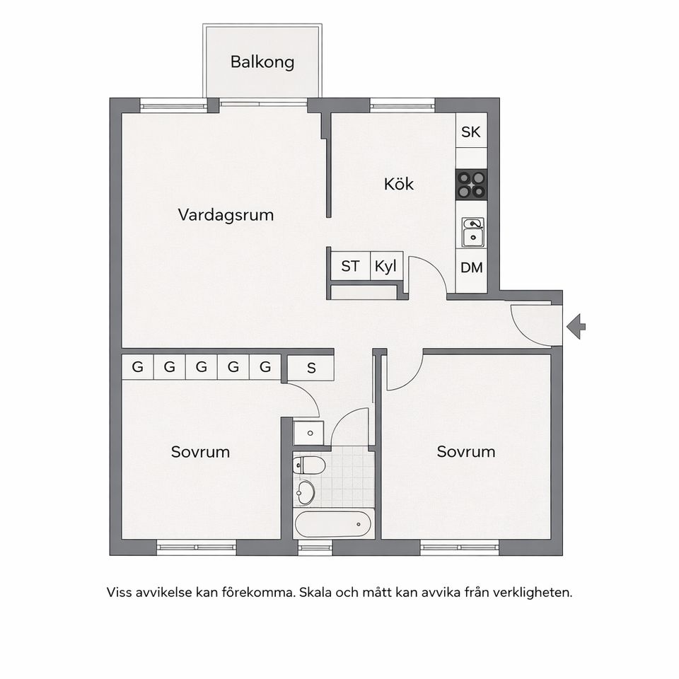 Bostadsrätt, Bergsrådsvägen 36, Stockholm