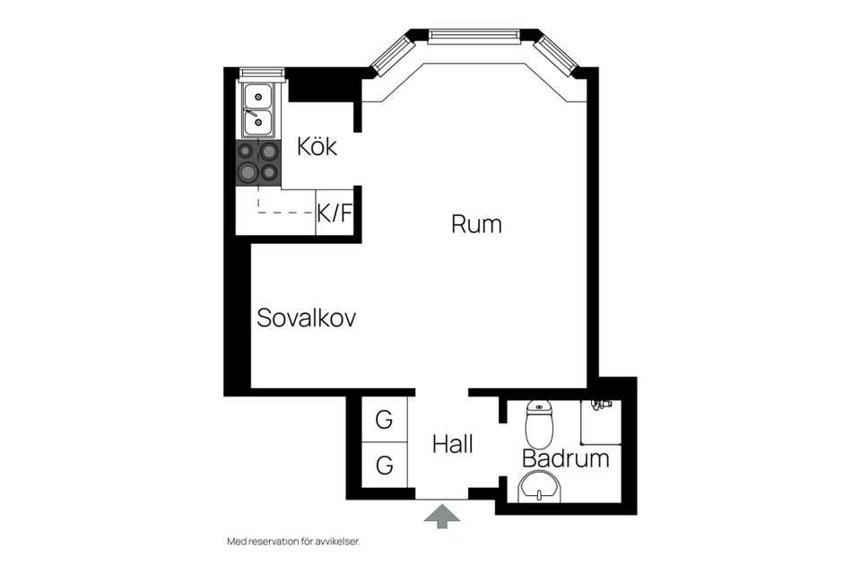 Bostadsrätt, Bondegatan 24, Sofo / Södermalm, Stockholm