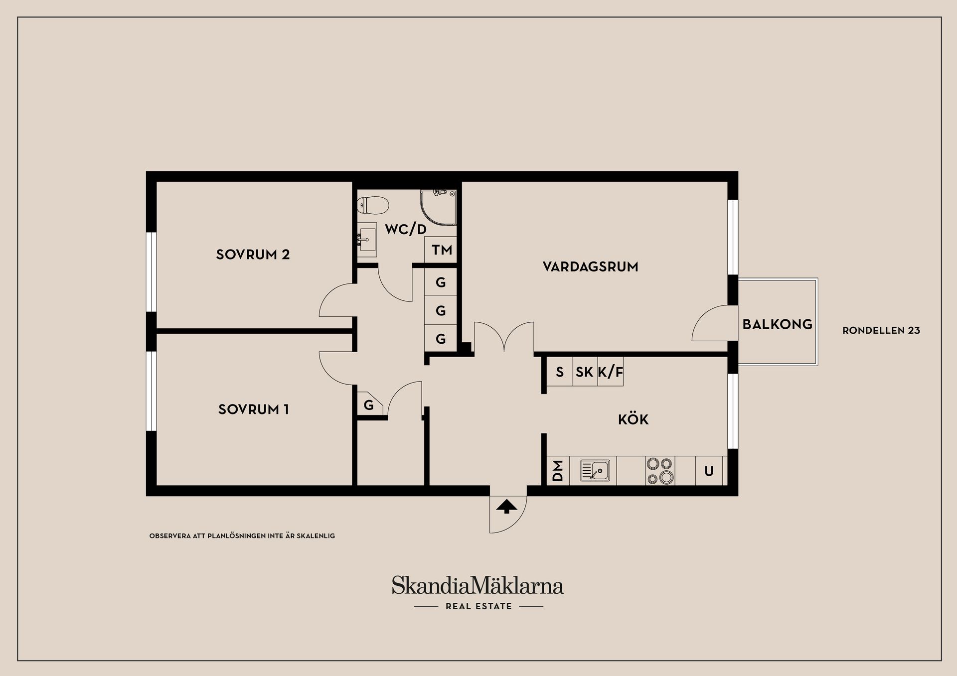 Bostadsrätt, Rondellen 23, Kallhäll, Järfälla