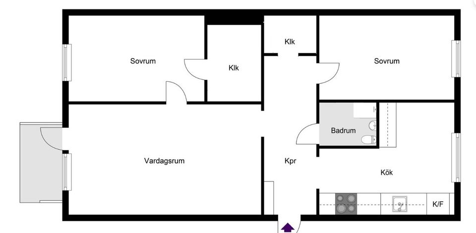 Bostadsrätt, Kopparvägen 29, Kallhäll, Järfälla