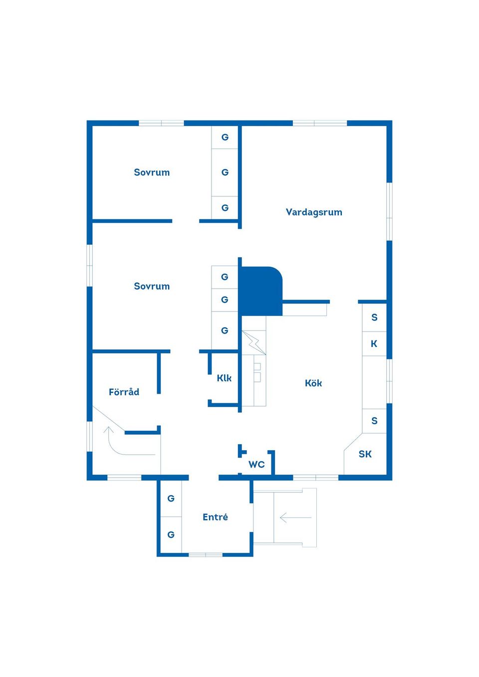 Villa, Sandavägen 6, Noret, Mora